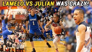 LaMelo Ball vs Julian Newman Got CRAZY LaMelo Gets TRIPLE DOUBLE In BIG DUB 🔥 [upl. by Asilet553]