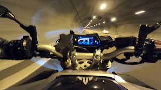 MT10 SP  263 kmh Top Speed İn Tunnel [upl. by Wetzell]