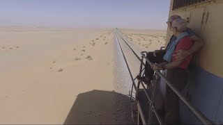 Tourists back on board Mauritanias desert train [upl. by Siroled201]