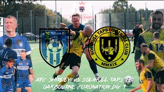 Sunday League Settings  AFC Shirley vs Solihull Taps FC  Oakbourne amp Coronation Div 1 [upl. by Rawlinson299]