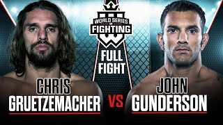 Chris Gruetzemacher vs John Gunderson  WSOF 9 2014 [upl. by Oinotna192]