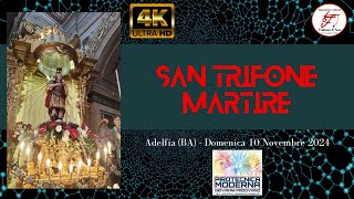 4K Adelfia San Trifone 2024 Day Show Pirotecnica Moderna by Padovano [upl. by Annasoh]