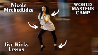 Nicole Mtchedlidze  Jive Dance Lesson  World Masters Camp [upl. by Kabab]