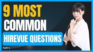 PART1 Discover the 9 most common Hirevue interview questions [upl. by Bibbye31]