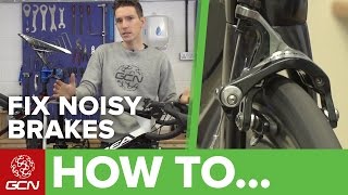 How To Fix Noisy Brakes  Road Bike Maintenance [upl. by Agee]