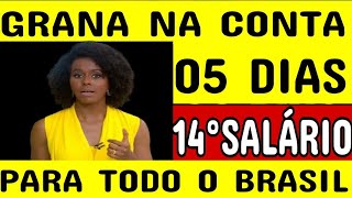 ✅ FINALMENTE 14°SALÁRIO INSS  PAGAMENTO LIBERADO LIBERADO EM 05 DIAS PARA TODO BRASIL [upl. by Spieler]