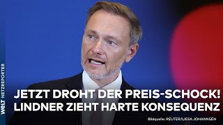 HAUSHALTDESASTER Jetzt droht der PreisSchock Christian Lindner verkündet Konsequenz wegen Krise [upl. by Adalheid]