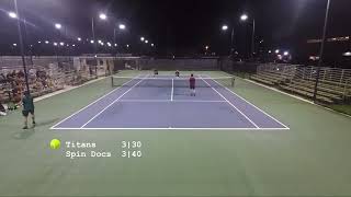 40 div  Nissan Titans vs Spin Doctors 10032024  Guam tennis [upl. by Adnar]