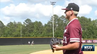 WXXV Student Athlete of the Week Picayune Maroon Tide’s Brady Robertson [upl. by Yonah]