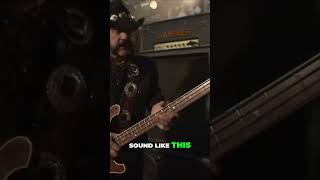 Lemmy On His Powerful Bass Tone shorts rockmusic [upl. by Milka]