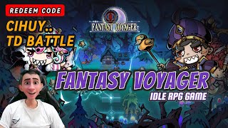 FANTASY VOYAGER  Idle RPG dengan Battle Tower Defence  Gift Code Android [upl. by Leiba]