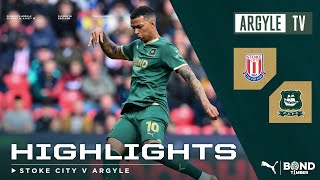 Stoke City v Plymouth Argyle highlights [upl. by Aerb988]