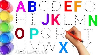 ABC for kids Alphabet writing for kids A to Z write the alphabet along the dotted line abcd 69 [upl. by Nav]