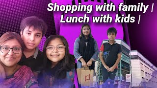 Shopping With Family  Lunch With Kids  Muniza Sohail Vlogs [upl. by Eillak979]