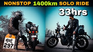 Hunter 350 ko NONSTOP 1400 KM chala di 🔥 [upl. by Zetta608]