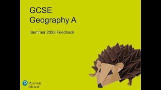 Pearson Edexcel GCSE Geography A Exam Feedback 2023 [upl. by Aneeb]