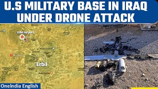 Iraq Armed drone shot down over Erbil airport where US forces are stationed  Oneindia News [upl. by Rea]