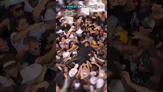 DJ Khaled Crowd SURFS djkhaled crowd crowdsurfing rap rappers rapper [upl. by Atsiuqal339]