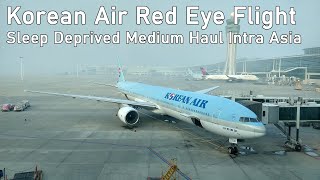 TRIP REPORT Korean Air Boeing 777300 From Bangkok BKK To Seoul ICN In Economy [upl. by Arahd]