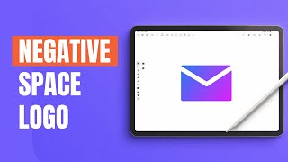 Negative Space Logo Design  Easy Method 👊 [upl. by Reace174]