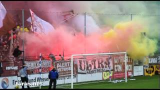 Pyrotechnik SV Babelsberg 03 vs FC St Pauli [upl. by Yenettirb369]