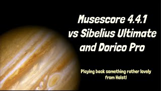 MuseScore Studio 441 vs Sibelius Ultimate and Dorico Pro [upl. by Ennoval]