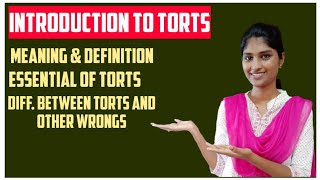 Introduction to Torts  Nature of Torts  Law of Torts  Legal Knowledge  Tamil [upl. by Mongeau]