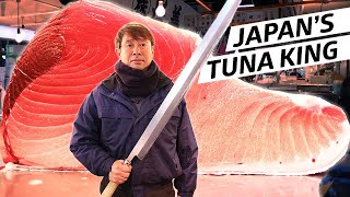 The Tuna King Reigns at Tsukiji Fish Market — Omakase Japan [upl. by Sivie]