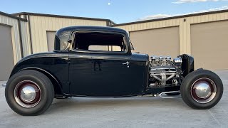 Preview Highlight Reel 1932 Ford 3 Window Coupe HotRod quotBlack Widowquot [upl. by Dlanod]