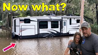 Our RV park flooded whats next rvlife rvlivingfulltime rvliving [upl. by Ezri825]