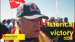 Carlos Sainz won the Dakar with electric Audi – Electric Motor News n° 1 2024 [upl. by Ocimad]