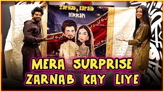 Mera Surprise Zarnab Kay Liye   Laraib Khalid  Zarnab Fatima [upl. by Artenek]