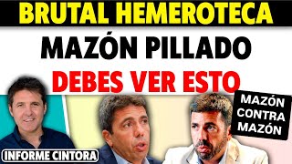 GRAN PILLADA A MAZÓN ATRAPADO POR SU PASADO DANA Y HEMEROTECA Y DENUNCIAS A ERREJÓN Y NACHO CANO [upl. by Dong872]