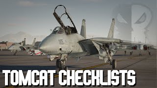 DCS F14 Tomcat Checklists Tutorial Takeoff Fence in Refueling Landing [upl. by Sanger612]