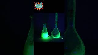 Glowing liquid from a highlighter pen Easy science you can do at home [upl. by Ecirehs]