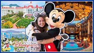 Hong Kong Disneyland HOTELS Full TOURS of Disneyland Hotel EXPLORERS Lodge amp HOLLYWOOD Hotel 2024 [upl. by Brand]