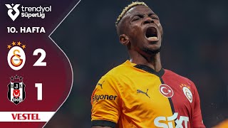 Vestel  Galatasaray 21 Beşiktaş  HighlightsÖzet  Trendyol Süper Lig  202425 [upl. by Beghtol852]