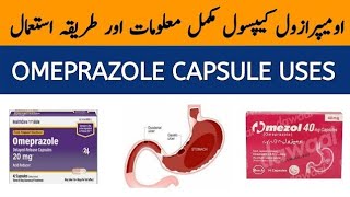 Omezol 20 40mg capsule usesOmeprazole tablet uses in urduOmeprazole capsule side effects in urdu [upl. by Anauqahs]