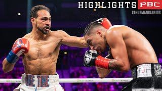 Thurman vs Barrios HIGHLIGHTS February 5 2022  PBC on FOX PPV [upl. by Wycoff458]