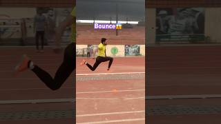 4 bound😱😱hardwork olympicsport trackathlete jumper trackandfield shortsvideo viralshort [upl. by Studdard372]