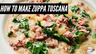 How to Make Zuppa Toscana Soup  slow cooker zuppa toscana recipe [upl. by Buatti]