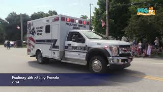 Poultney 4th of July Parade  2024 [upl. by Liscomb]