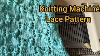 Knitting Machine Lace Patternknitting Catalogue [upl. by Wenger]