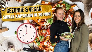 Snelle Gezonde Kapsalon In 30 Minuten  Met Michelle Langerak  Every Day Vegan [upl. by Tnairb229]