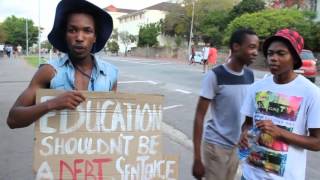 Rhodes University FeesMustFall Protest [upl. by Ilan]