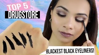 Best Drugstore Black Eyeliner For Waterline  Sensitive amp Watery Eyes 2018 [upl. by Trista358]