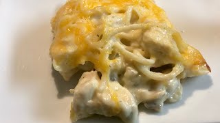 Chicken Tetrazzini EASY Dinner Casserole Recipe  Southern Sassy Mama [upl. by Myer]