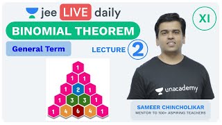 JEE Mains Binomial Theorem L 2  Unacademy JEE  IIT JEE Mathematics  Sameer Sir [upl. by Notsur]