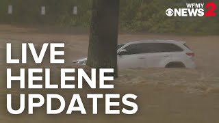 Live Helene updates  Latest conditions in North Carolina [upl. by Enois]