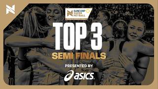 Top 3 Plays of the Semi Finals  Suncorp Super Netball 2024 [upl. by Gaven]